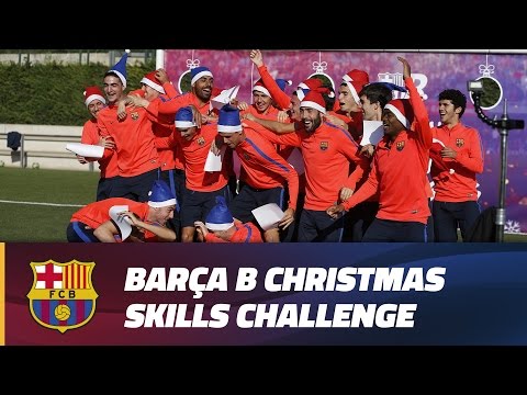 شاهد نجوم برشلونة ب يحتفلون بالكريسماس