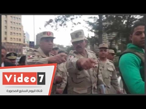 قائد المنطقة العسكرية يتفقد القوات في مصطفى محمود