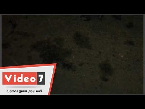استهداف سيارة شرطة أعلى دائري المنيب