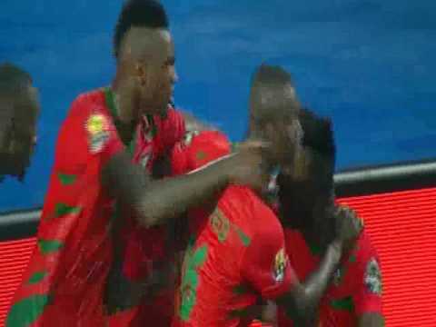 بالفيديو  هدف غينيا بيساو الأول في مرمى الغابون