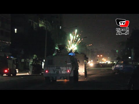 قوات الأمن تفض مظاهرة في المطرية بالقوة