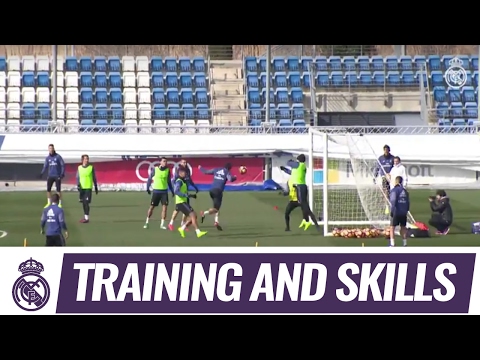 كريستيانو رونالدو يخطف الأنظار في التدريبات بتمريرة سحرية