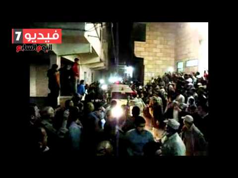 استقبال جثمان الشهيد هشام عبد العال بالزغاريد