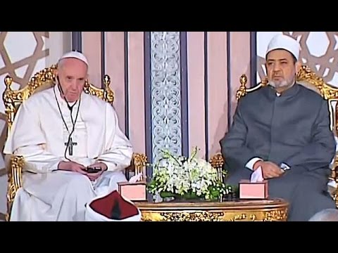 بالفيديو البابا فرنسيس في زيارة وِحدة وأخوة في مصر