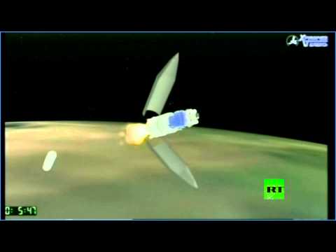 الصاروخ بروتون ـ أم على منصة الإطلاق