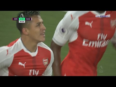 شاهد آرسنال يسقط سندرلاند بهدفي سانشيز