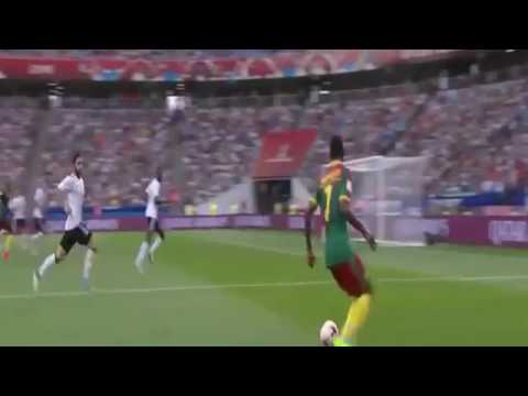 شاهد الألمان يسحقون المنتخب الكاميروني بثلاثة أهداف