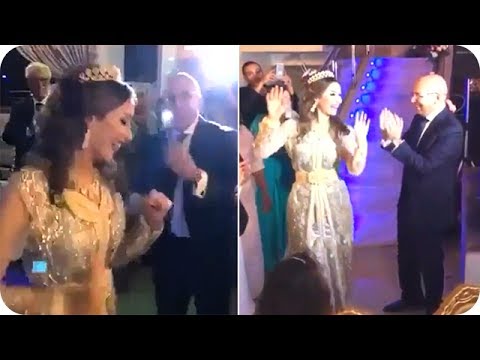 بالفيديو  رقص الفنانة المغربية جنات خلال حفلة خطبتها