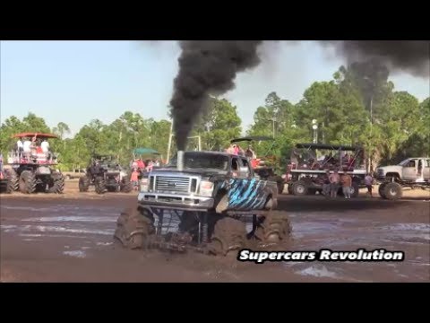 جنون السيارات المرفعة والمعدلة في مهرجانات الطين