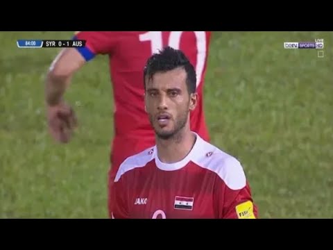 شاهد ملخص مباراة المنتخب السوري مع نظيره الأسترالي