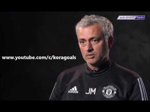 بالفيديو  البرتغالي مورينيو يغازل نجم مصر محمد صلاح