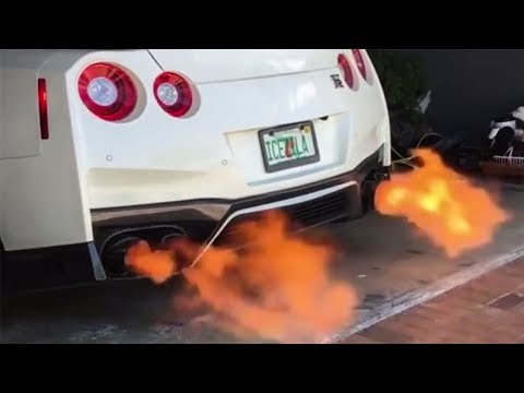 شاهد أقوى تفجيرات وأصوات عوادم السيارات