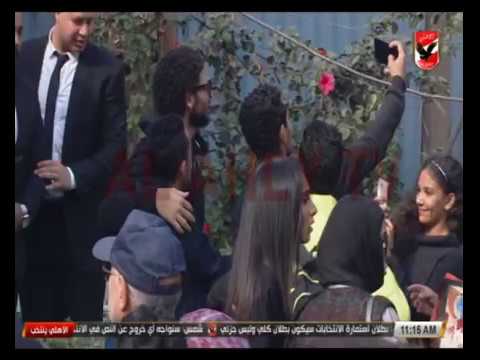 شاهد  لحظة وصول حسام غالي لمقر النادي الأهلي