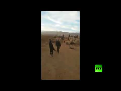 شاهد لحظة دخول عناصر من القوات السورية إلى قرية مغر المير