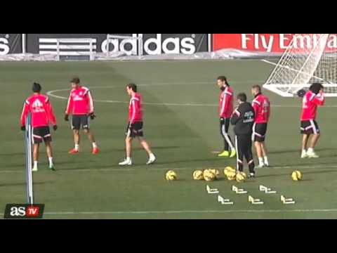 لقطة طريفة في تدريبات ريال مدريد