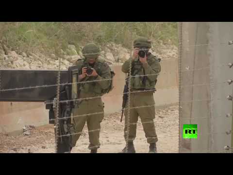 شاهد بدء أعمال بناء الجدار الفاصل على الحدود اللبنانية الإسرائيلية