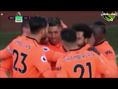 شاهد محمد صلاح يصنع هدف ليفربول الأول في مرمى ساوثامبتون