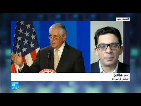 شاهد تيلرسون في القاهرة في بداية جولة شرق أوسطية