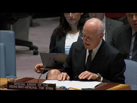 شاهد دي ميستورا يصف الوضع في سورية بالأخطر من أي وقت مضى