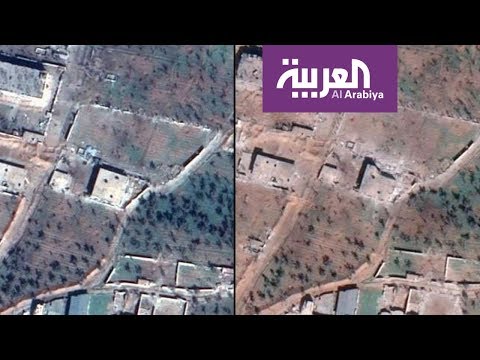 شاهد الدمار الذي لحق الأراضي في الغوطة