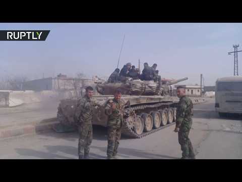 شاهد الجيش السوري يستعيد ثلث الغوطة الشرقية