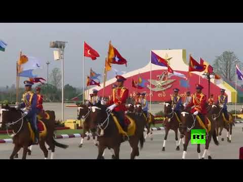شاهد عرض عسكري في ميانمار بمشاركة 11 ألف جندي