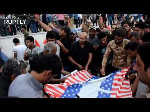 شاهد مظاهرة عراقية لدعم الشعب السوري