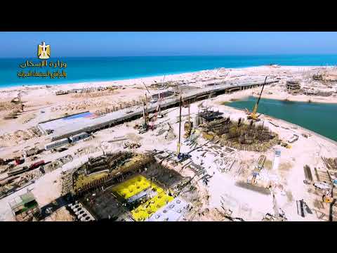 الانتهاء من تنفيذ المرحلة الأولى من الممشى السياحي في العلمين