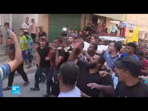 شاهد لحظة سقوط قتيل فلسطيني جديد برصاص جيش الاحتلال في غزة