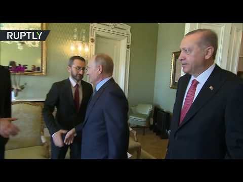 بوتين وأردوغان قبل دقائق على قمة إسطنبول