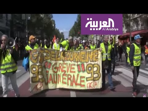 شاهد رد السترات الصفراء على قرار ماكرون