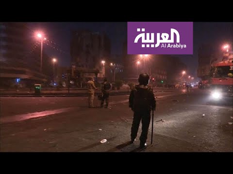 شاهد تنفيذ أوامر بفض التظاهرات خارج ساحة التحرير وجسر الجمهورية