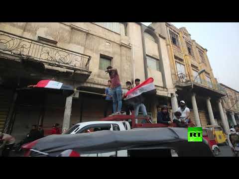 شاهد ساحة التحرير بعد إعلان عادل عبد المهدي عزمه على الاستقالة