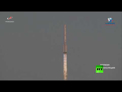 شاهد إطلاق صاروخ بروتون الروسي إلى الفضاء