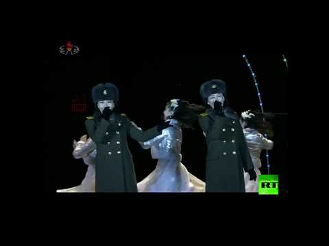 شاهد كوريا الشمالية تستقبل العام الجديد