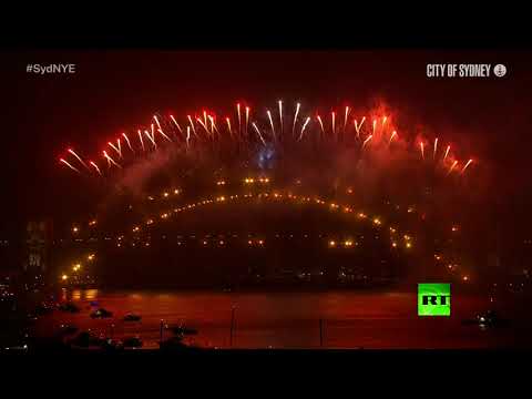 شاهد أستراليا تستقبل سنة الـ 2020 بألعاب نارية