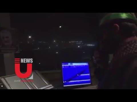 شاهد لحظة إعطاء الحرس الثوري الأوامر بقصف القاعدتين الأميركيتين في العراق