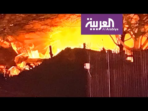 شاهد صور مباشرة للانفجار الذي وقع بأحد المباني الصناعية في هيوستن الأميركية
