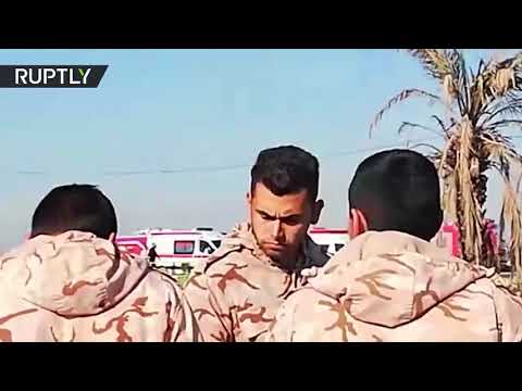 شاهد لقطات جديدة لطائرة ركاب إيرانية انحرفت عن المدرج في مطار ماهشهر
