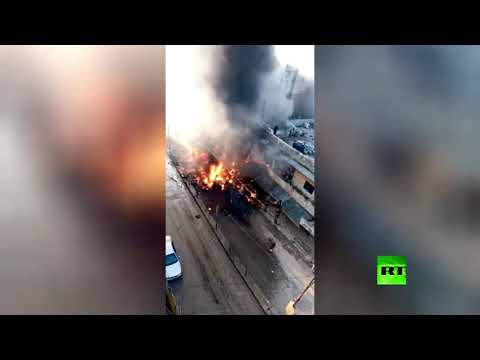شاهد لقطات ترصد التفجير في عفرين السورية