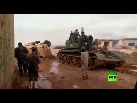 شاهد عربة سورية تجر مصفحة تركية في إدلب