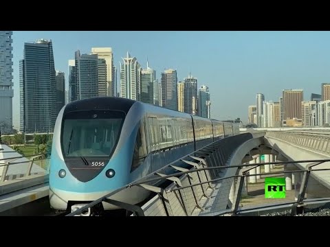 شاهد لقطات من مترو دبي بعد تخفيف إجراءات الحظر