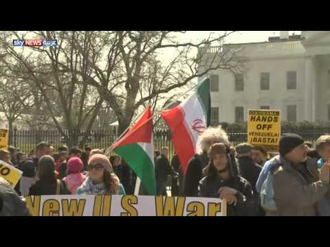 مظاهرة في ذكرى حرب العراق في واشنطن