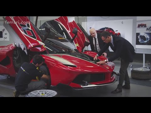فيراري تعرض فيديو لتصميم سيارة fxxk