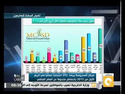بالفيديو مركز حقوقي يرصد الاحتجاحات العمالية منذ بداية العام