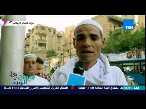 بالفيديو أجواء احتفالية تسيطر على المتواجدين في مولد الإمام الرفاعي