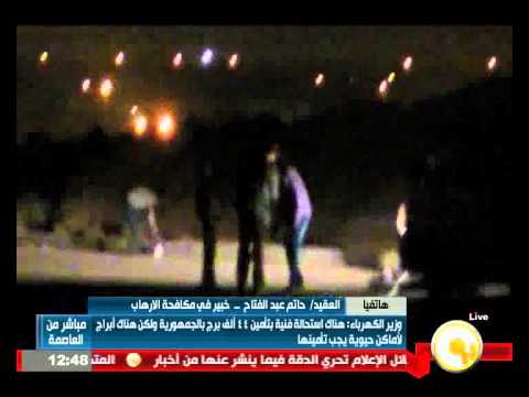 شاهد العقيد عبدالفتاح يؤكد انفجار مدينة الإنتاج هدفه قطع الاتصال والبث