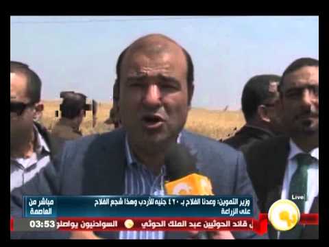 بالفيديو وزير التموين يفتتح صومعة لتخزين القمح في طريق السويس