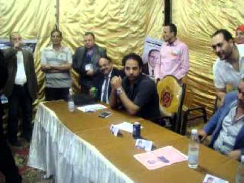 أبوحامد يلقي كلمة في مؤتمر دعم السيسي في كفرالشيخ