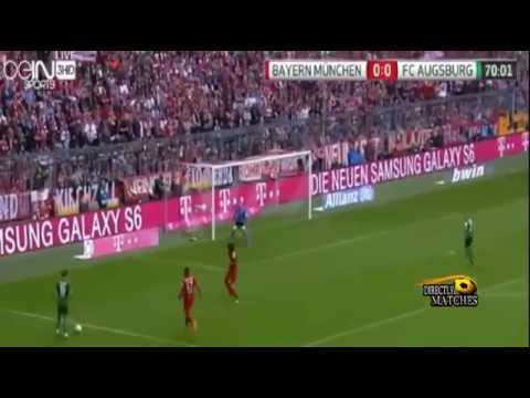فيديو هدف فوز أوغسبورغ على بايرن ميونيخ